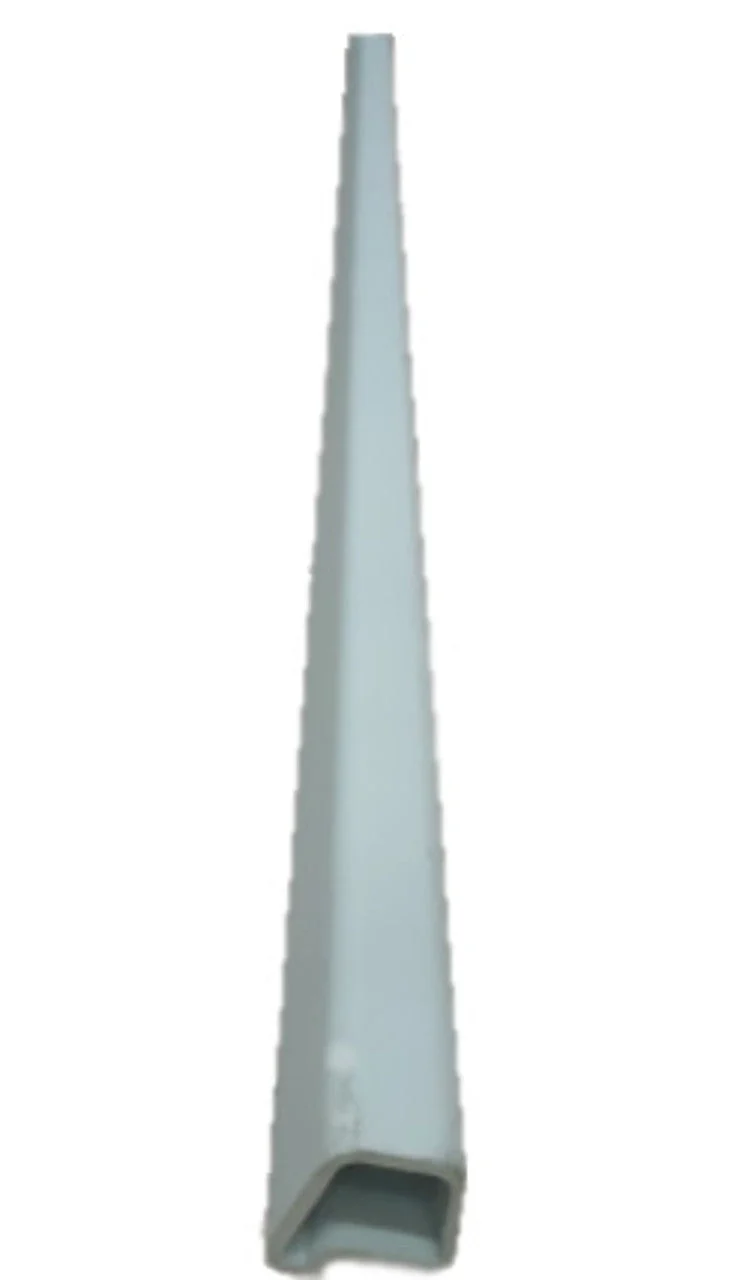J24 Plastic PVC Toe Rail (New Style with Lip ) 8 ft section without end caps.