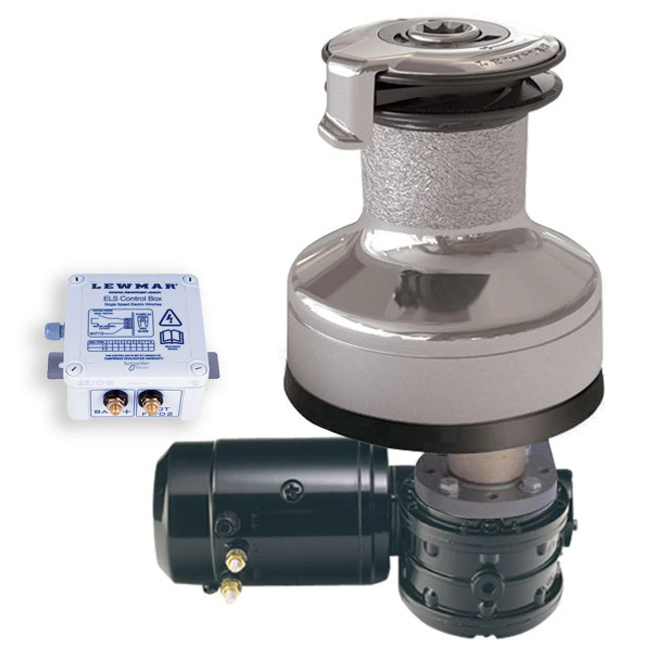 Lewmar 50EST EVO Electric Winch Kit 12V Chrome with ELS Control