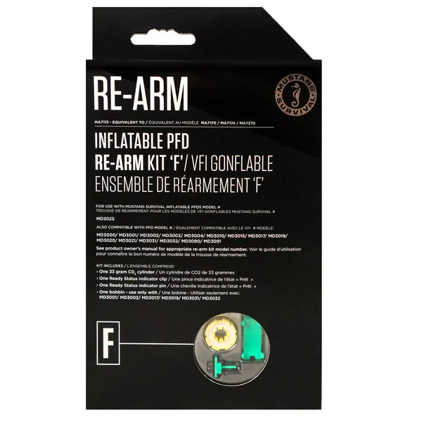 Mustang Survival Re-Arm Kit F - 33g Auto/Manual No Bayonet