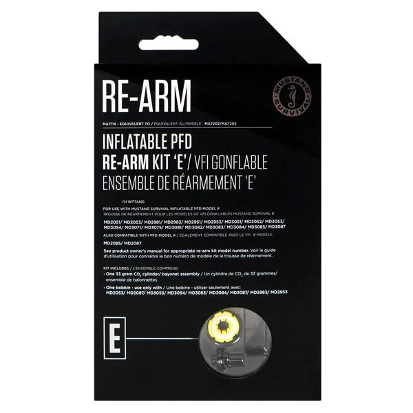 Mustang Survival Re-Arm Kit E - 33g Auto/Manual with Bayonet