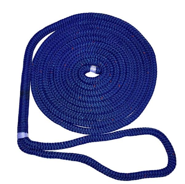 N.E. Ropes DB Nylon Anchor & Dock Lines Packaged 1/2 x 35' Blue