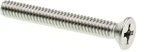FAS MS14212FXX 1/4-20 X 2-1/2 Machine Screws FH Phillips 18-8 SS BOX 100