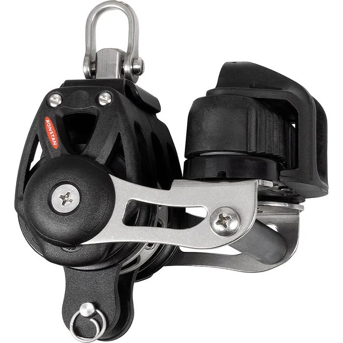 Ronstan Series 40 Ball Bearing Orbit Block, Triple Ratchet with Adjustable Cleat
