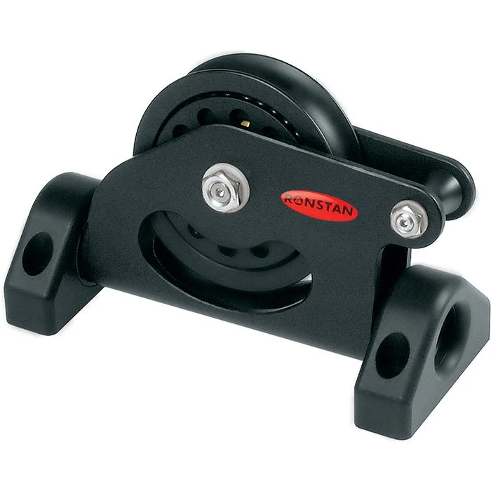 Ronstan Series 75 Roller Bearing Block, Pivoting Low lead, Single