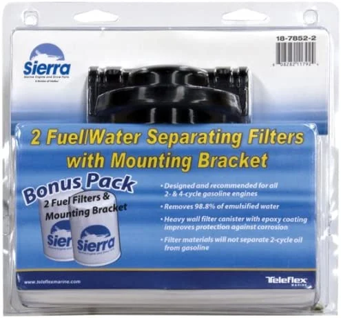 FUEL/WATER FILTER ASSEMBLY twin-pak 187852-2 Tall filter