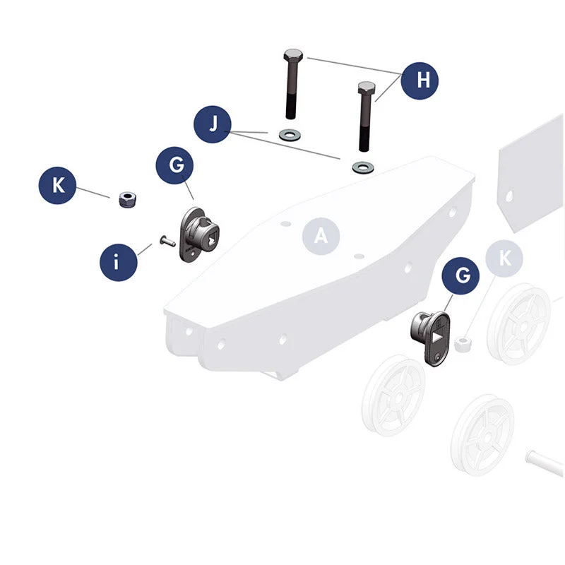 Sparcraft Bolted Assembly Kit For Mast Head Rig / Fractional Non Tapered N°3 S330 – S400 – S510 – S622 – S830 – S1170