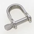 Viadana Stamped Dee (D) Shackle 6mm, 27.07