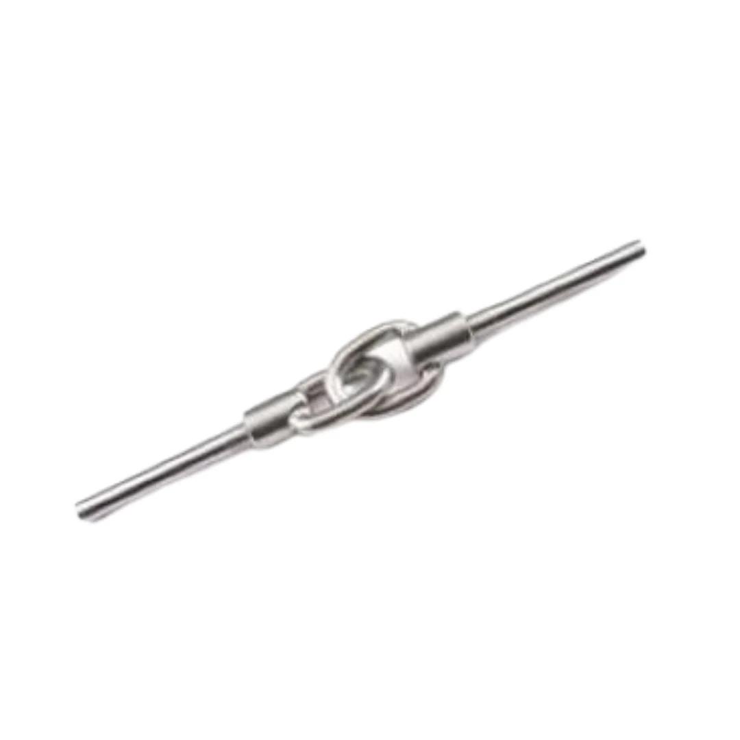 Johnson Hand-Crimp Lifeline Gate Eyes - Threaded - Interlocking, 707146