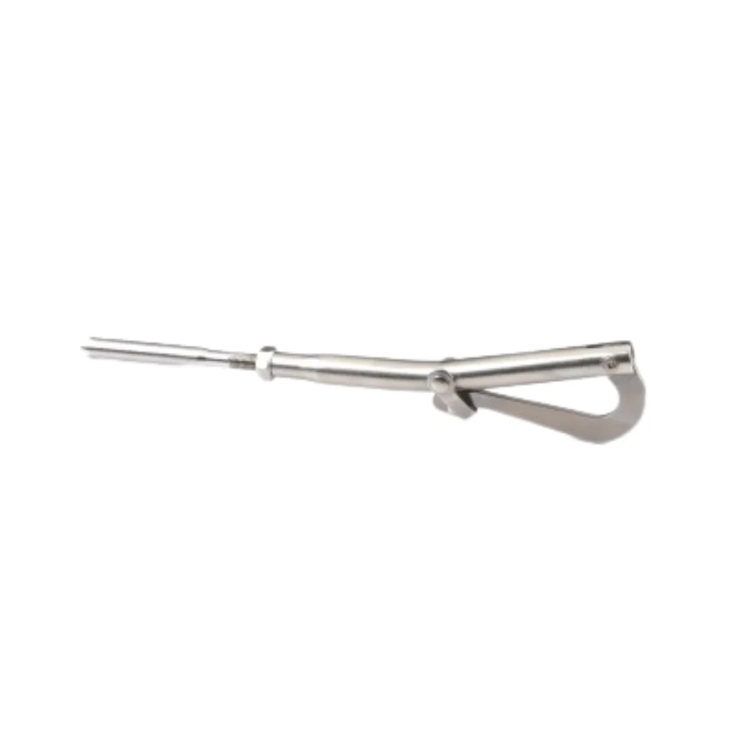 Johnson Hand-Crimp Tubular Gate Hook - Stainless Steel, 707147