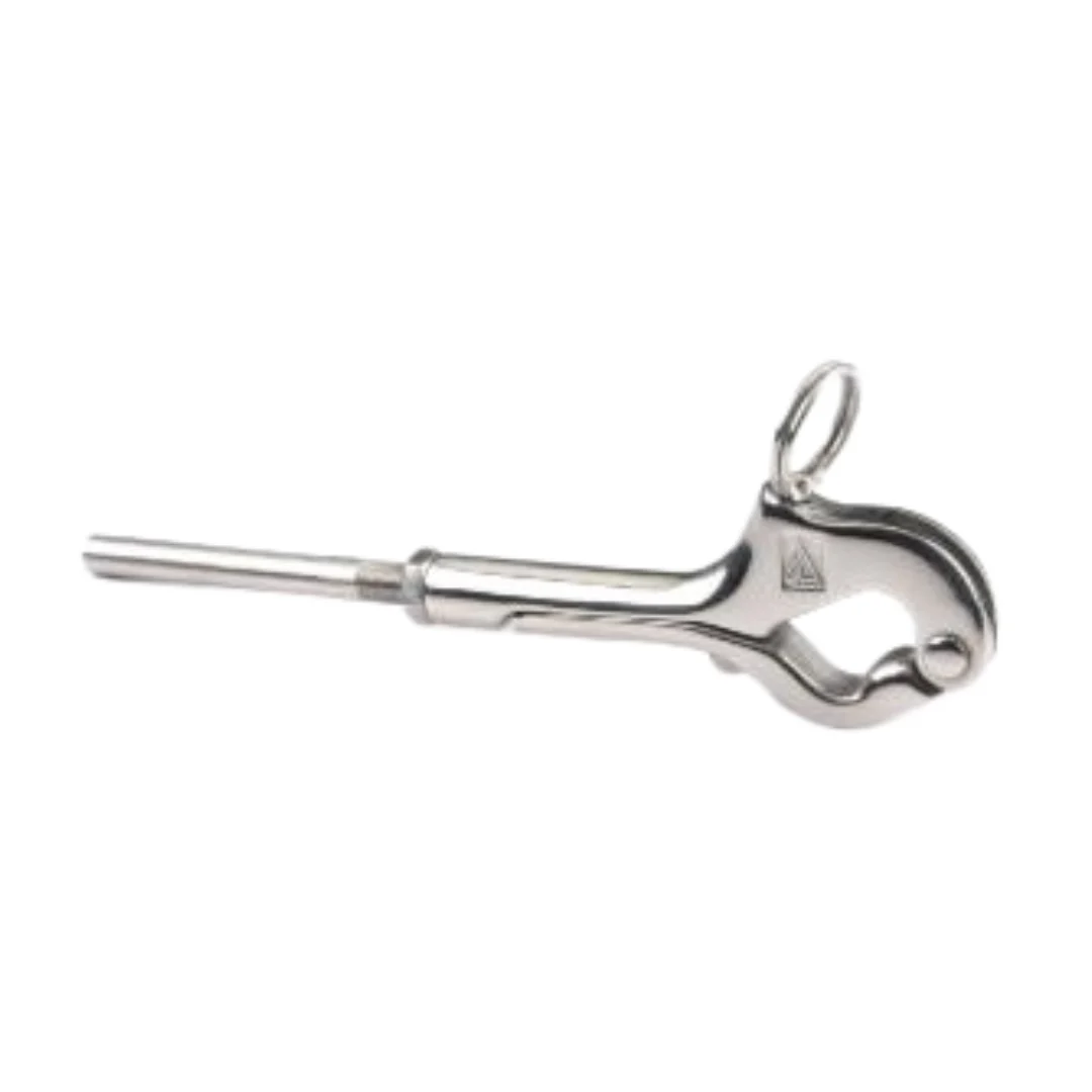 Johnson Hand-Crimp "Over Center" Snap Gate Hook - Stainless Steel, 707149
