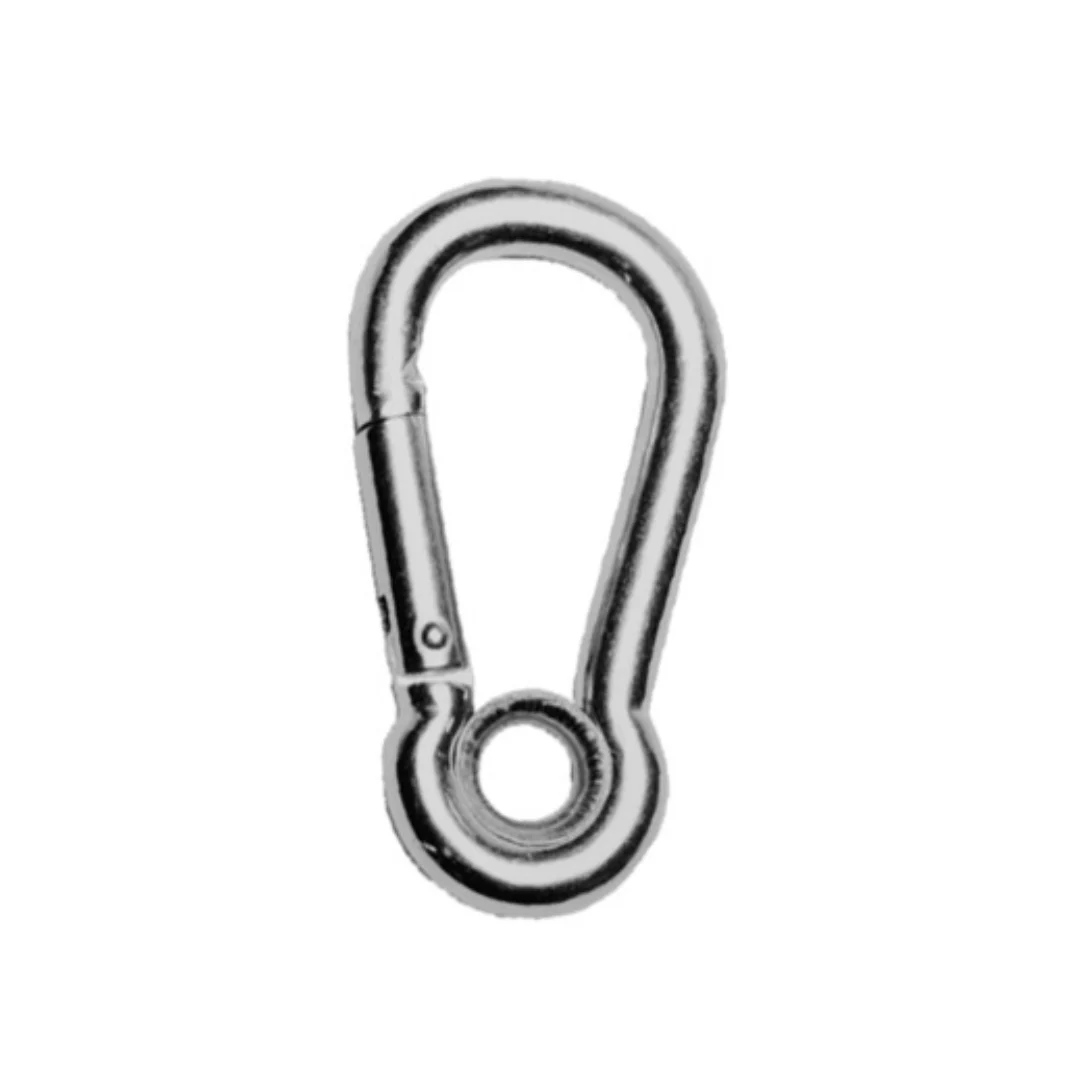U.S. Rigging Carbine Hooks with Eyelet - Stainless Steel
