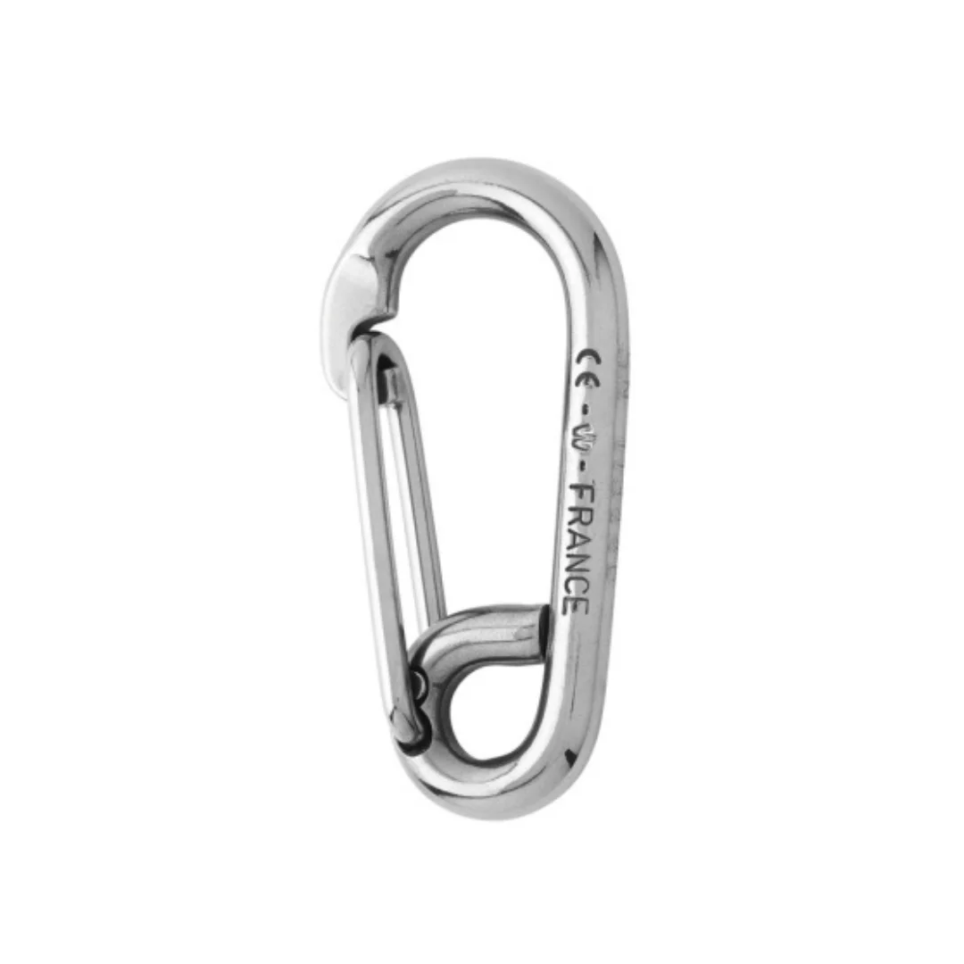 Wichard Carbine Hooks with Eye - Symmetric - Stainless Steel