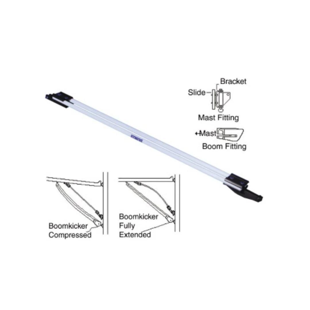 "Boomkicker" Boom Support For 30-34 Ft Boat, K1250