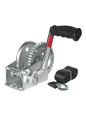Jif Marine - 1400pound Trailer Winch With Strap (w1400d)