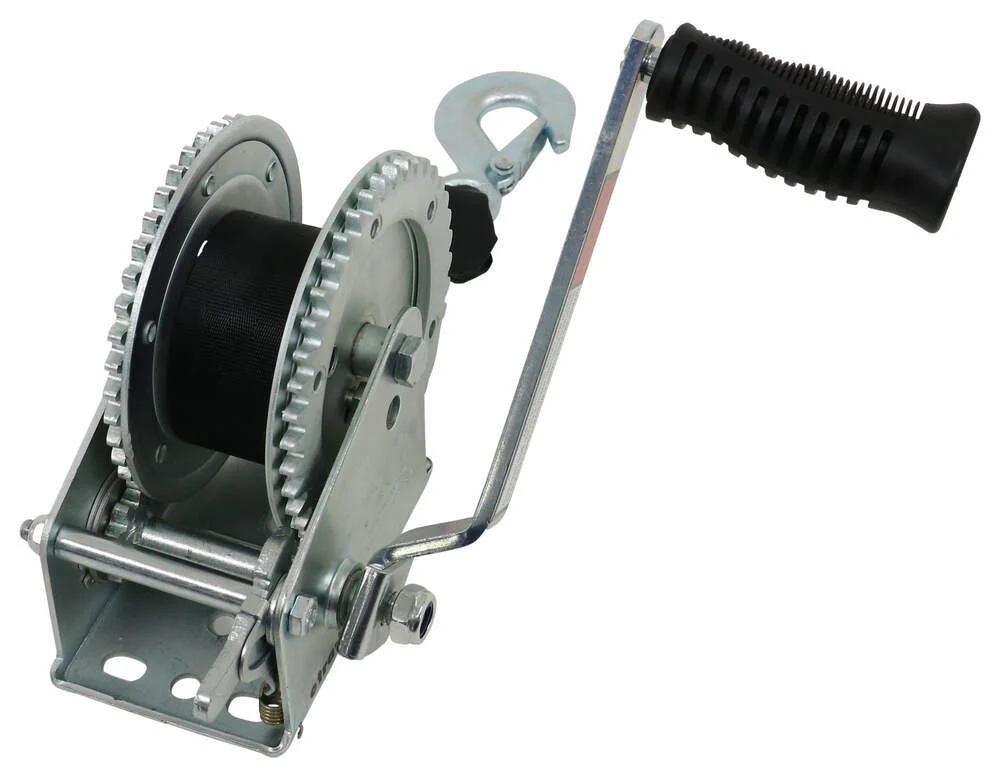 Jif Marine - 2000pound Trailer Winch With Strap (w2000d)