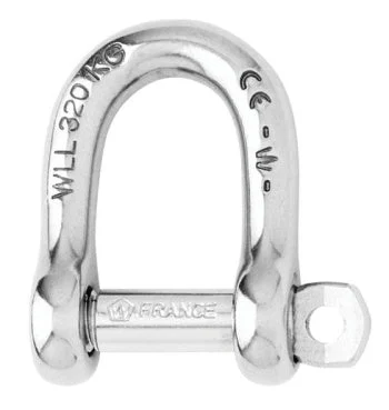 Wichard "D" Shackles - Self-Locking - Stainless Steel