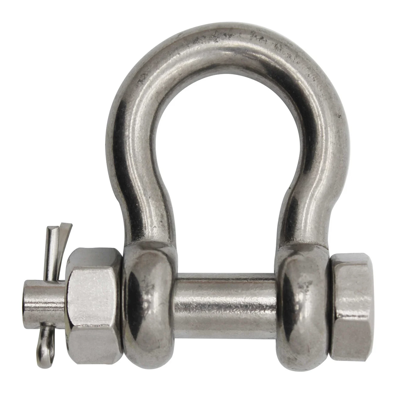 Extreme Max 3006.8366 BoatTector Stainless Steel Bolt-Type Anchor Shackle - 1/4" - 3006.8366