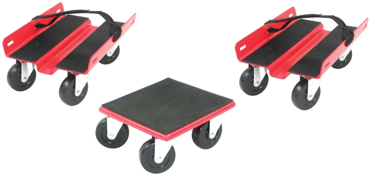 Extreme Max 5800.2000 Economy Snowmobile Dolly System - Red - 5800.2
