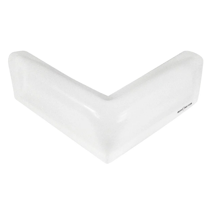 Extreme Max 3006.7742 BoatTector Vinyl 90° Dock Corner Bumper - White - 3006.7742