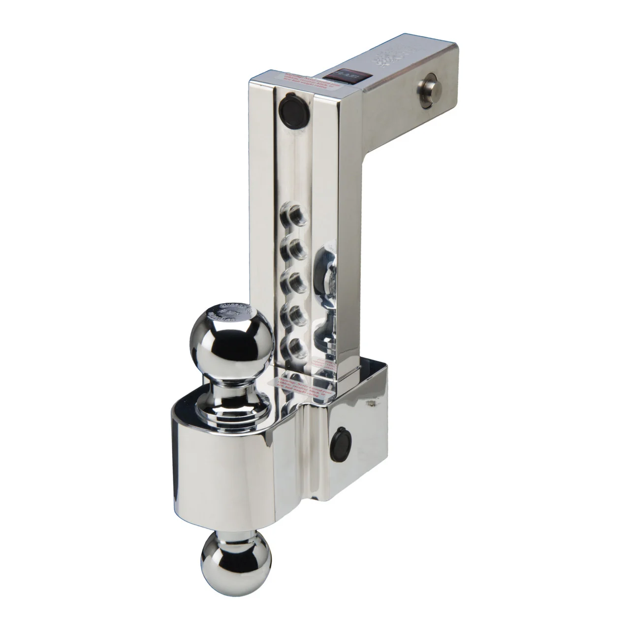 Fastway 44-00-4600 FLASH Adjustable Locking Ball Mount - 2" Receiver, 6" Drop, 2" & 2-5/16" Chrome Ball - 44-00-4600