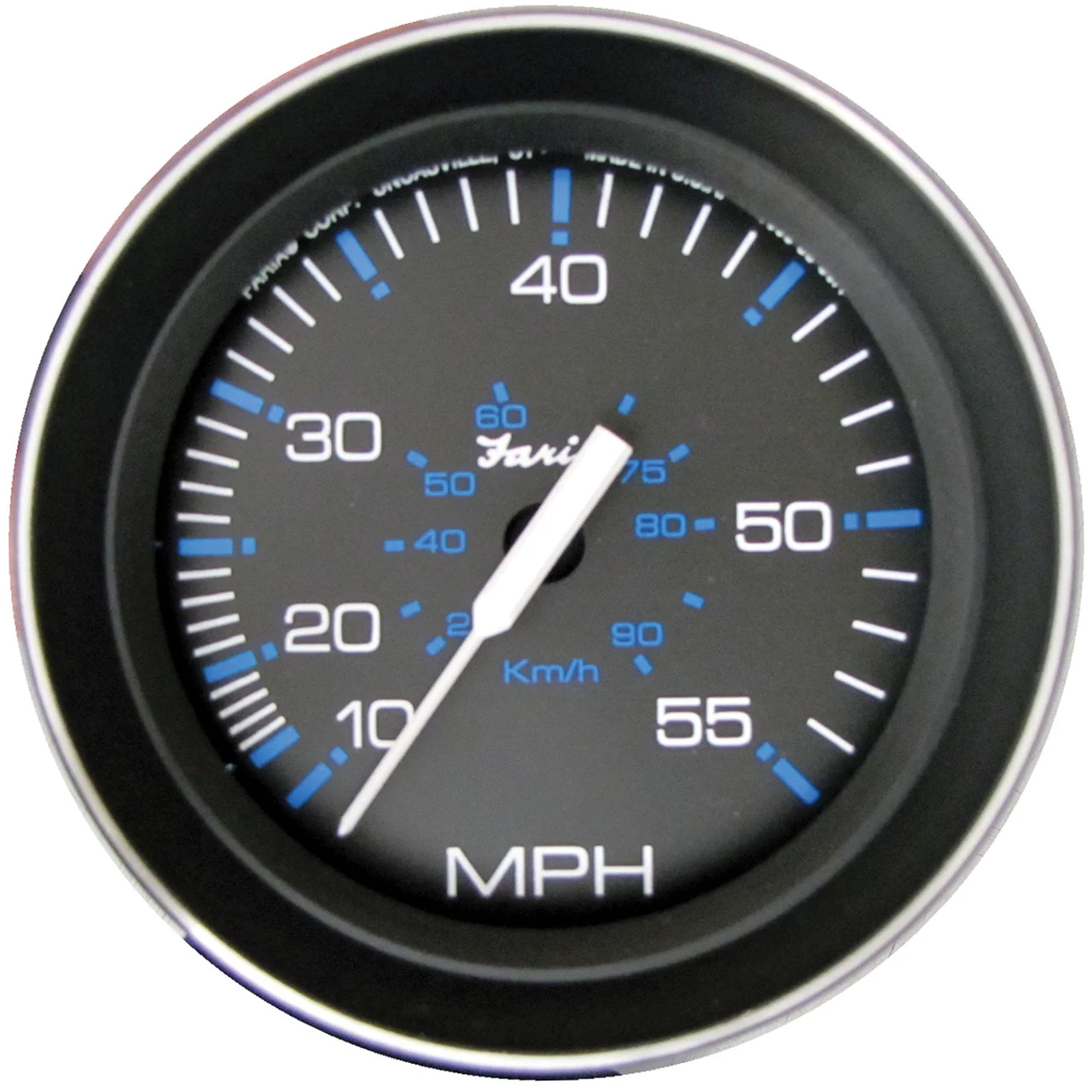 Faria 33009 Coral Speedometer (55 MPH) Pitot - 4", Black - 33009