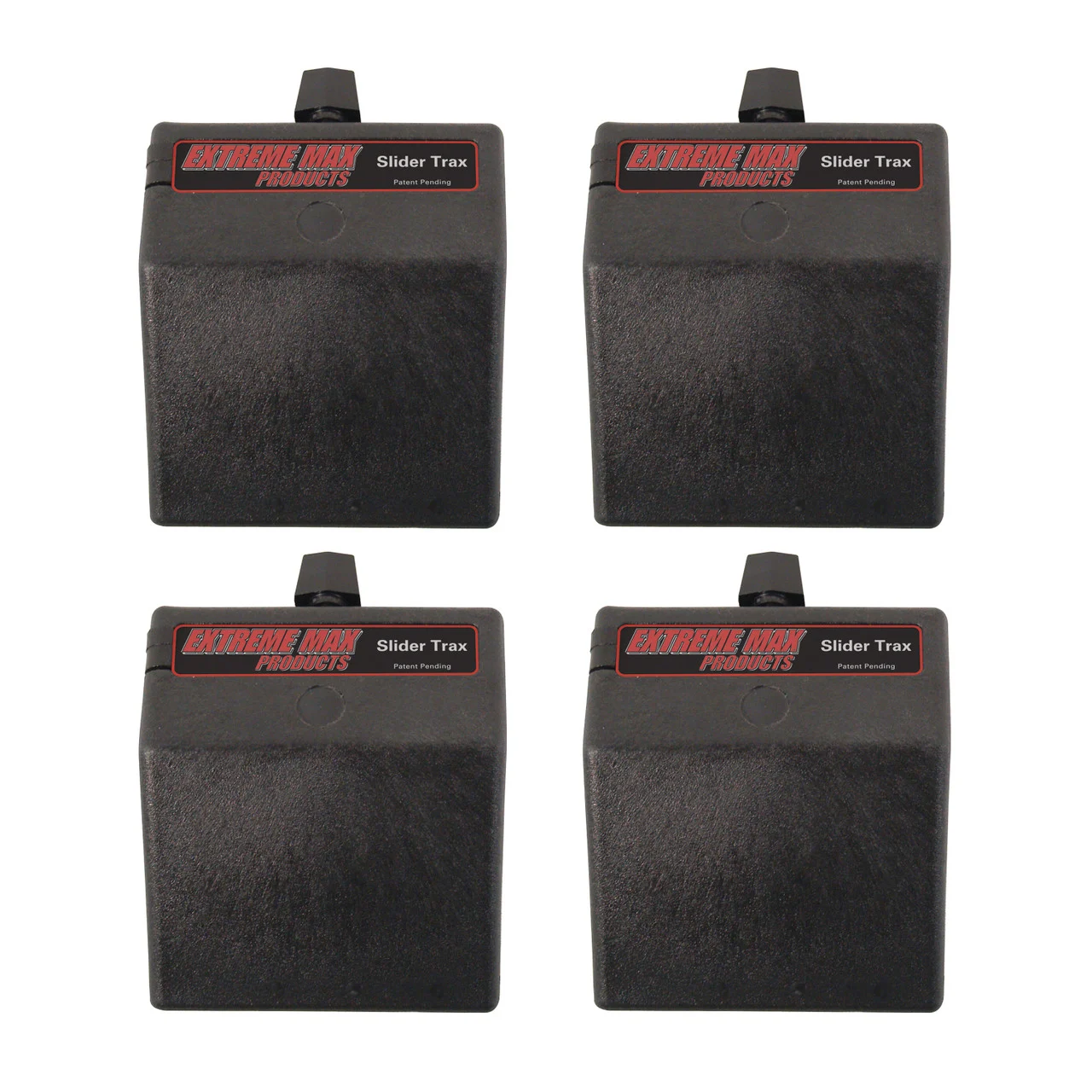 Extreme Max 3004.3100 Slider Trax Multi-Fit Slider Base - 45°, Pack of 4 - 3004.31