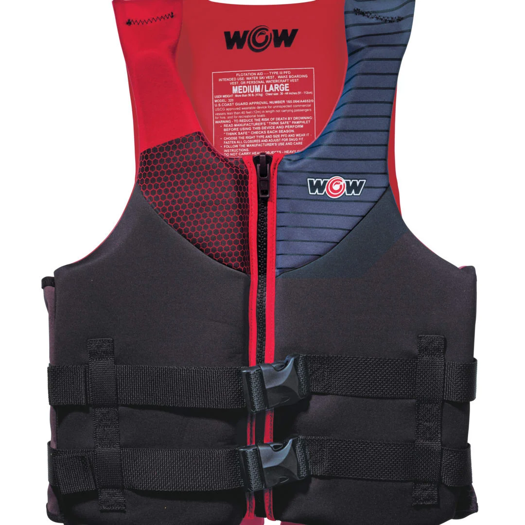 Wow 23-wlv-4965 The Feel Good Evoprene Life Vest - Small/medium, Red - 23-WLV-4965