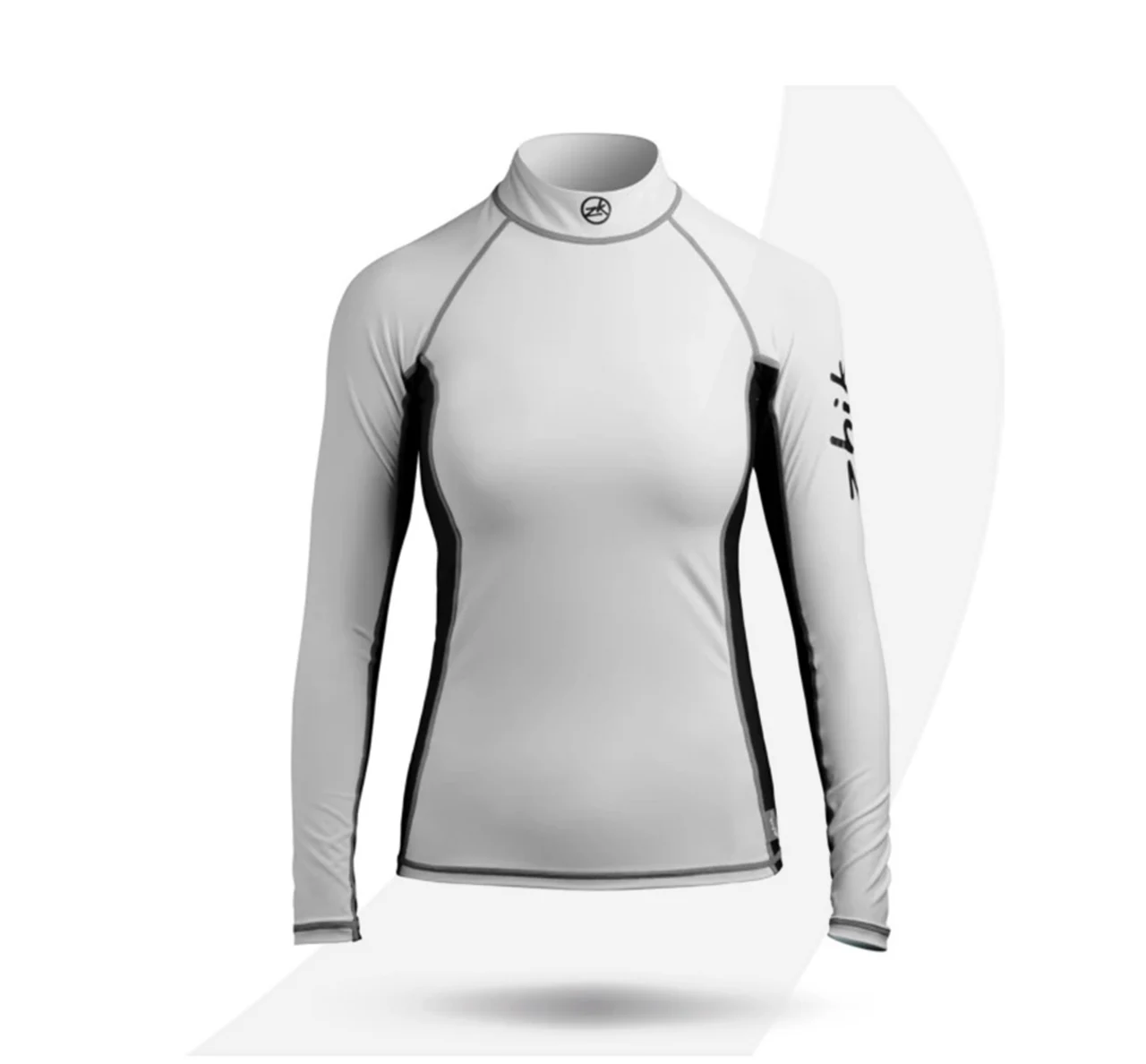 Zhik Women Long Sleeve Spandex Top Ash. Clearance