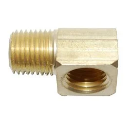 Attwood Universal 90 Degree Elbow - 1/4" Npt X 1/4" Nptf - Brass