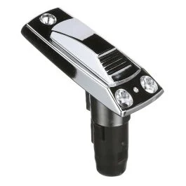 Attwood Rectangle 2-Pin Base F/Angled Pole - Zamak