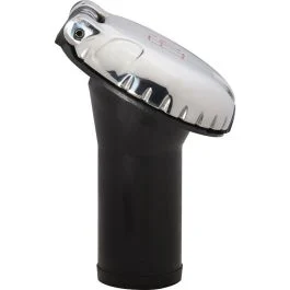 Attwood Deck Fill F/Carbon Canister System - Angled Body & Scalloped Stainless Steel Cap