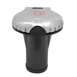 Attwood Deck Fill F/Carbon Canister System - Straight Body & Scalloped Stainless Steel Cap