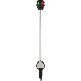 Attwood Lightarmor Bi-Color Navigation Pole Light W/Task Light - Straight - 10"