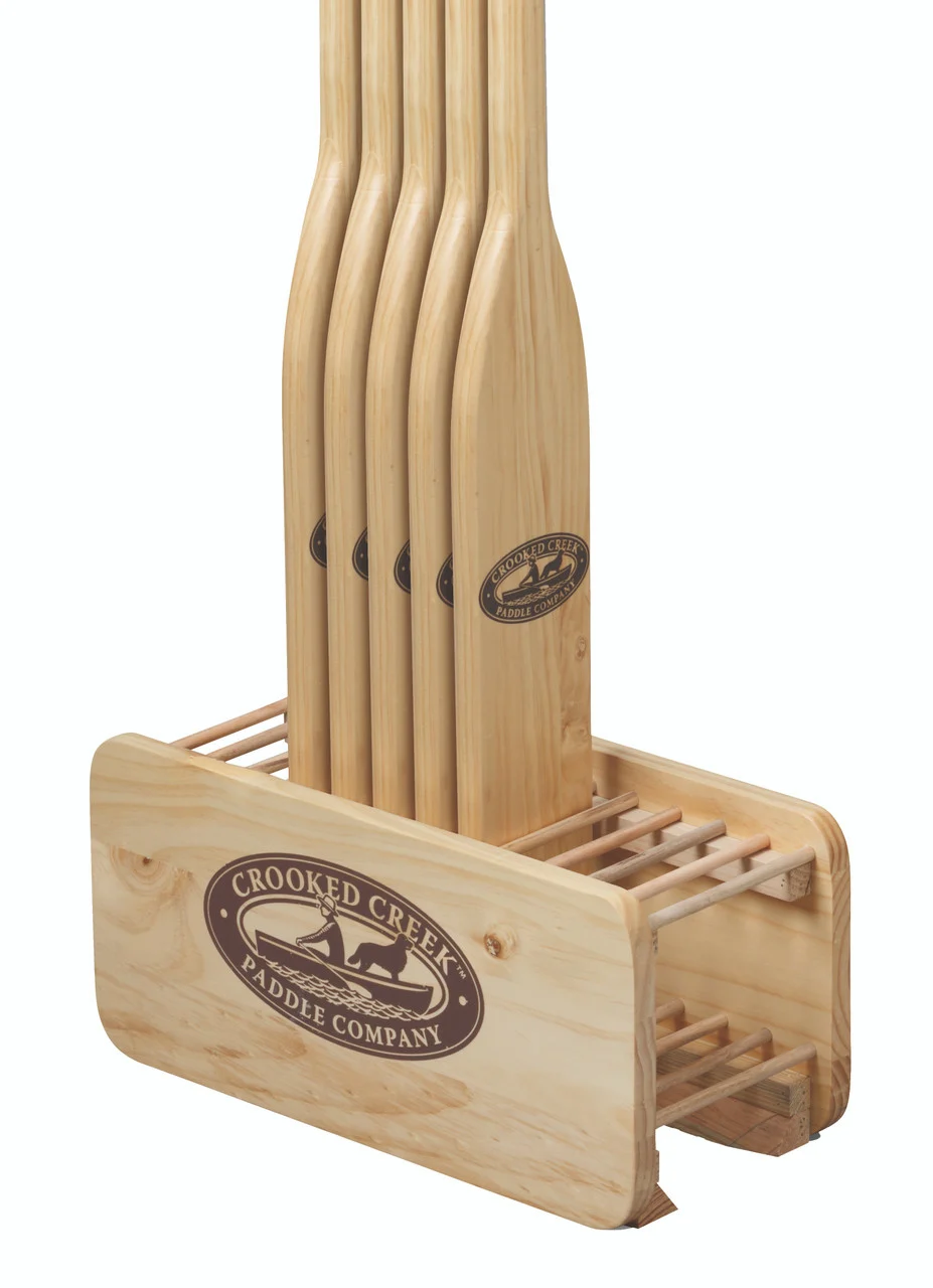 Trac Outdoors C10497 Crooked Creek Wooden Oar Display - 61196