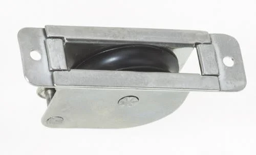 VIADANA 40mm Single Sheave Wire Box Curved Base, 15.27