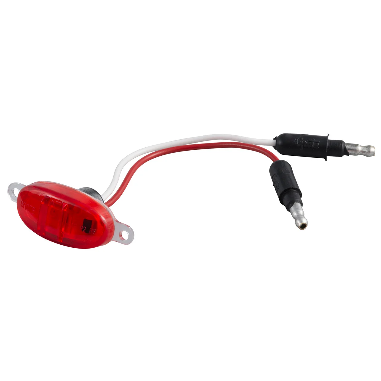 Grote 45282 Micronova Led Clearance Marker Light With Surface Mount - Red - 45282