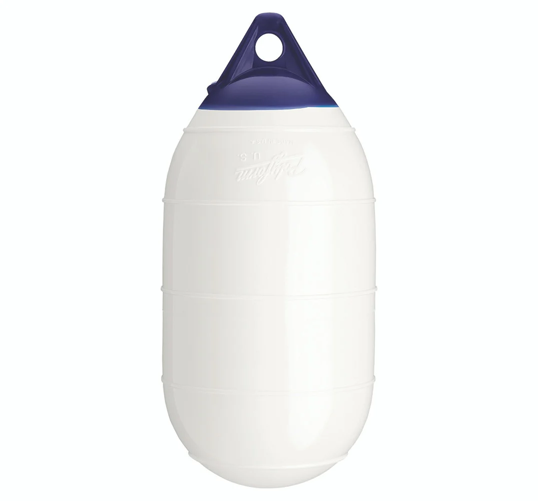 Polyform LD-1 WHITE LD Series Buoy - 8.6" x 19", White - LD-1 WHITE