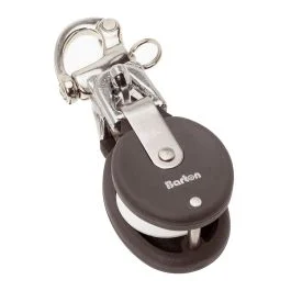 Barton Large Snatch Block F/Yachts Up To 40' (12.2m) - Stainless Steel Snap
