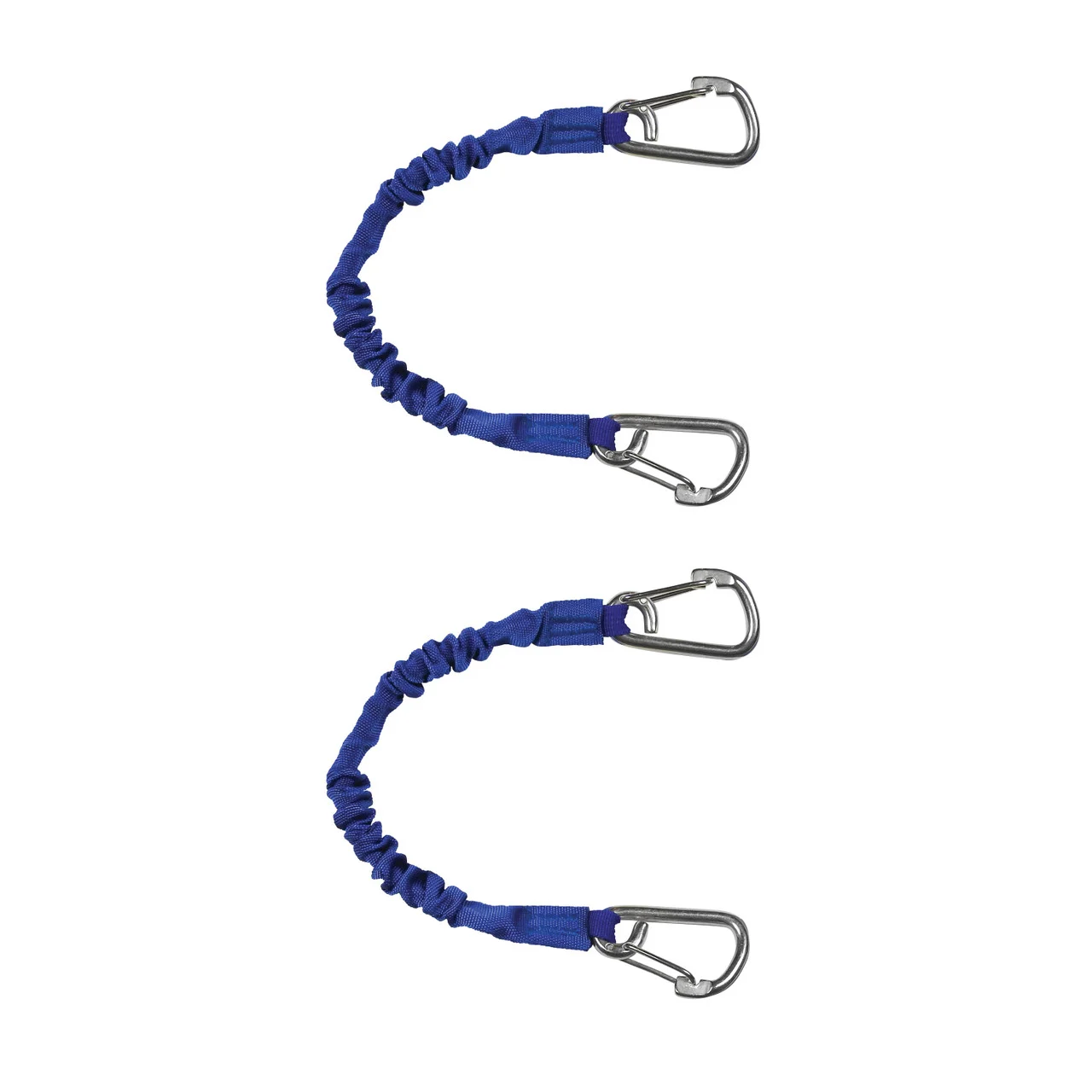 Extreme Max 3006.2899 BoatTector High-Strength Line Snubber & Storage Bungee, Value 2-Pack - 12" with Medium Hooks, Blue - 3006.2899