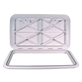 Beckson 14" X 24" Flush Hatch White - Asa Material - Acrylonitrile Styrene Acrylate