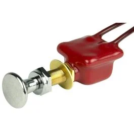 Bep 2-Position Spst Push-Pull Switch W/Wire Leads - Off/On