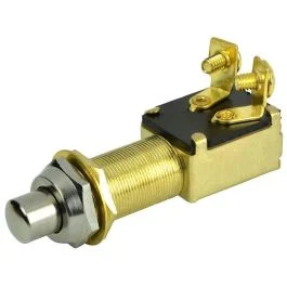 Bep 2-Position Spst Recessed Push Button Switch - Off/(On)