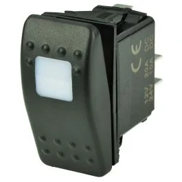 Bep Spst Contura Switch - 1-Amber Led - Off/On