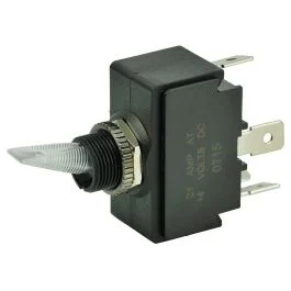 Bep Spst Lighted Toggle Switch - Red Led - 12v - On/Off