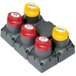 Bep Battery Distribution Cluster F/Twin Outboard Engines W/Three Battery Banks W/Motorized Vsr