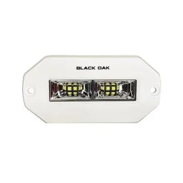 Black Oak 4" Marine Flush Mount Spreader Light - White Housing - Pro Series 3.0