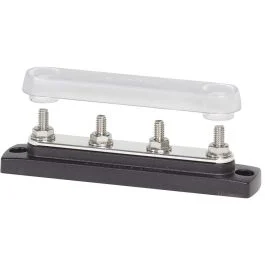 Blue Sea 2307 Common 150a Busbar - (4) 1/4"-20 Studs W/Cover