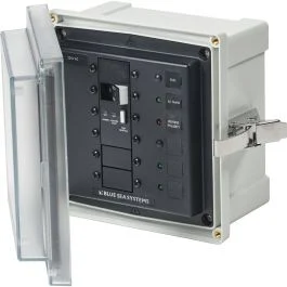 Blue Sea 3123 - Sms Panel Enclosure W/Elci (32a) & 3 Blanks - 230v Ac