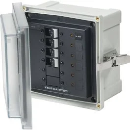 Blue Sea 3135 - Sms Panel Enclosure W/Ul Main & 3 Branch (12/24v) - 12/24v Dc