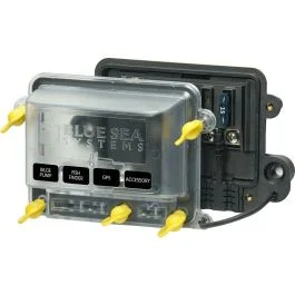 Blue Sea 5056100 - Water Resistant St-Blade Fuse Block W/Cover